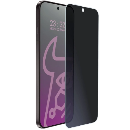 Prywatyzujące szkło hybrydowe Bizon Glass Mule Shadow do Oppo Find X9 Pro, matowe