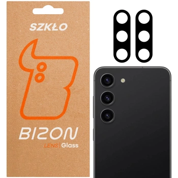Szkło na aparat Bizon Glass Silk Lens do Galaxy S23 / S23 Plus, 2 sztuki