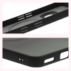 Etui z pierścieniem magnetycznym Bizon Case MatteO do Nothing Phone (3a), przydymione-czarne