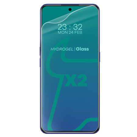 Folia hydrożelowa na ekran Bizon Glass Hydrogel,  Realme GT Neo 3, 2 sztuki