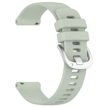 Pasek silikonowy do smartwatcha, Bizon Strap Watch Silicone Pro T, Quick Release 20 mm, turkusowy