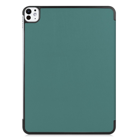 Etui Bizon Case Tab Croc do iPad Pro 11" 2025 / 2024, ciemnozielone