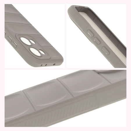 Pancerne etui Bizon Case Tur do Oppo Reno13, jasnoszare