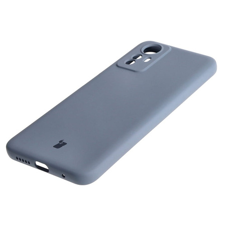 Etui Bizon Case Silicone do Xiaomi Redmi Note 12S, szare