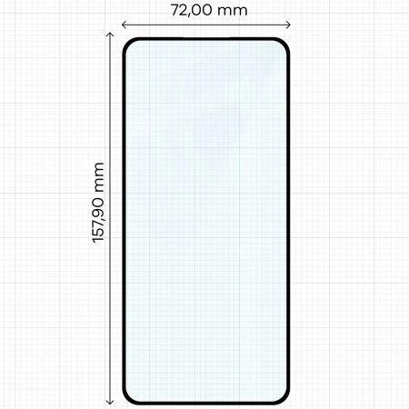 Szkło hartowane Bizon Glass Edge 3D do Xiaomi 15 Ultra / 15 Pro, czarna ramka