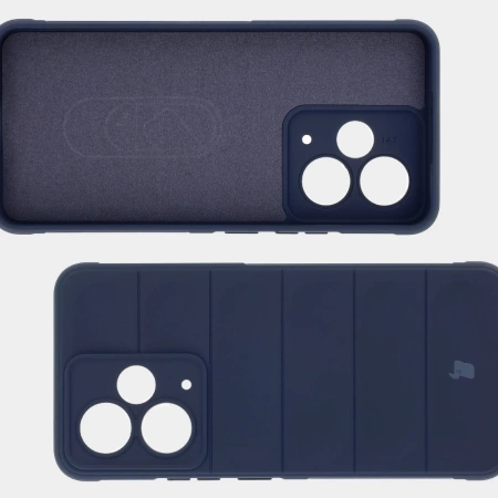 Pancerne etui Bizon Case Tur do Realme 14T 5G, granatowe