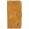 Etui z klapką Bizon Case Pocket do iPhone 15, brązowe