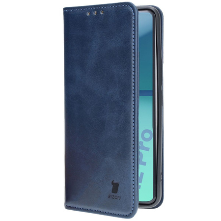 Etui z klapką Bizon Case Pocket Pro do Realme 12 Pro / 12 Pro+, granatowe