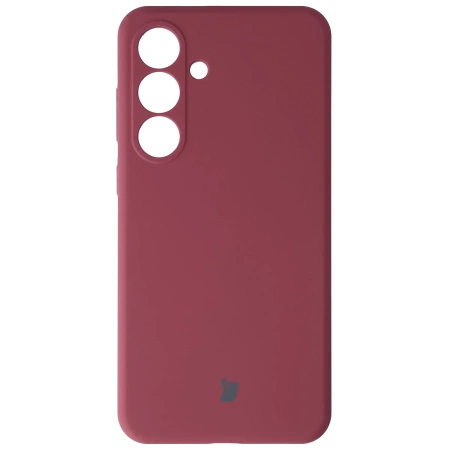 Silikonowe etui Bizon Soft Case do Galaxy S25 FE, ciemnofioletowe