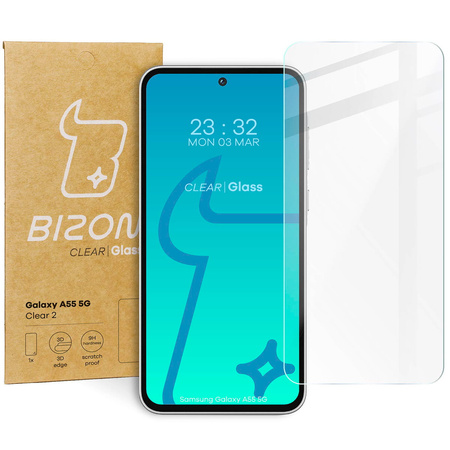 Szkło hartowane Bizon Glass Clear 2 do Galaxy A55 5G