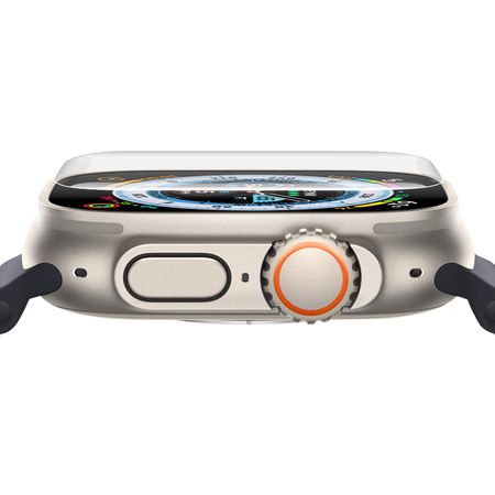 Folia hydrożelowa na ekran Bizon Glass Watch Hydrogel Duo, Apple Watch Ultra 49mm, 2 sztuki