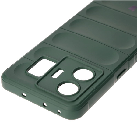 Pancerne etui Bizon Case Tur do Realme GT3, ciemnozielone