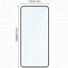 2x Szkło hartowane z ramką + szybka na aparat Bizon Edge 3D Pack do Oppo Reno13 Pro