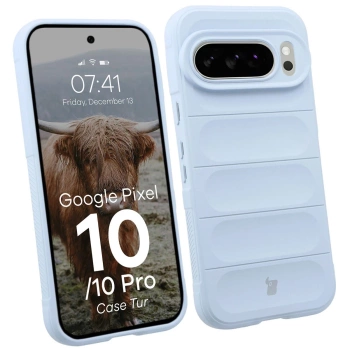 Pancerne etui Bizon Case Tur do Google Pixel 10 / 10 Pro, jasnoniebieskie