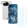 Etui + 2x szkło hartowane + szkiełko na obiektyw Bizon Case Clear Pack do Google Pixel 10 Pro