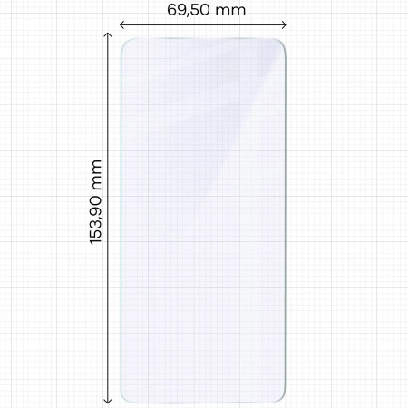 Elastyczne szkło hybrydowe Bizon Glass Mule do Oppo Reno13 F/FS