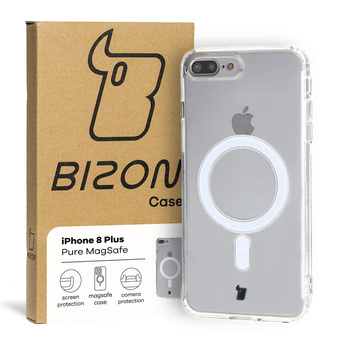 Etui Bizon Case Pure MagSafe do Apple iPhone 8 Plus, przezroczyste