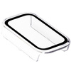 Etui ze szkłem do zegarka Bizon Case+Glass Watch do Xiaomi Smart Band 9 Active / Redmi Band 3, przezroczyste