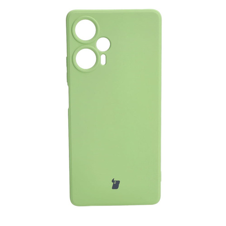 Etui Bizon Case Silicone Sq do Xiaomi Poco F5, jasnozielone