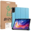 Etui z klapką Bizon Case Tab Croc do Xiaomi Redmi Pad 2, błękitne