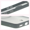 Etui z pierścieniem magnetycznym Bizon Case MatteO do Nothing Phone (3a), przydymione-szare