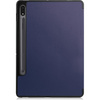 Etui Bizon Case Tab Lizard do Galaxy Tab S8 / S7, granatowe