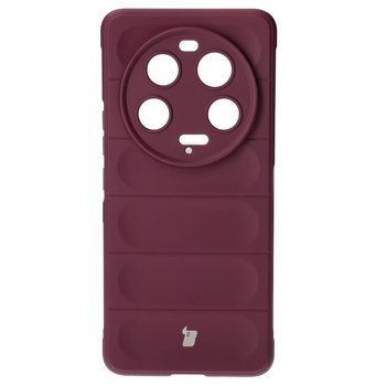 Pancerne etui Bizon Case Tur do Xiaomi 13 Ultra, burgundowe