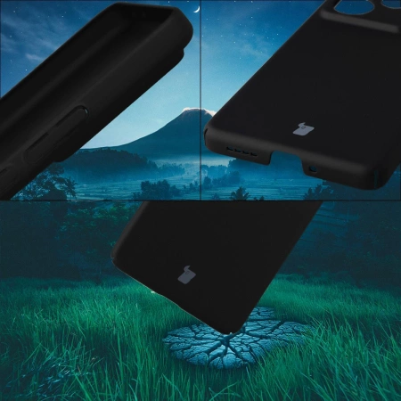 Etui Bizon Case Łupka do Realme GT 7 / 7T, czarne