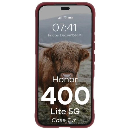 Pancerne etui Bizon Case Tur do Honor 400 Lite, burgundowe