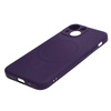 Etui Bizon Case Silicone Magnetic Sq do iPhone 13 Mini, śliwkowe