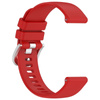 Pasek silikonowy do smartwatcha, Bizon Strap Watch Silicone Pro T, Quick Release 22 mm, czerwony
