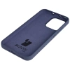 Silikonowe etui Bizon Soft Case do Oppo Reno 14, ciemnoniebieskie