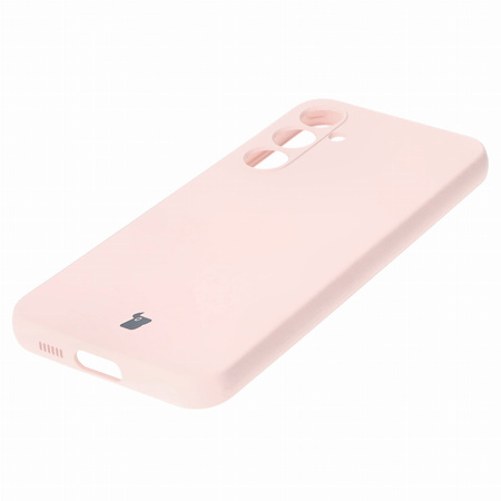 Etui Bizon Case Silicone do Samsung Galaxy S23 FE, jasnoróżowe