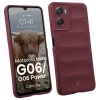 Pancerne etui Bizon Case Tur do Motorola Moto G06 4G / G06 Power 4, burgundowe