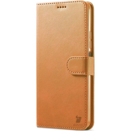 Etui Bizon Case Wallet do Xiaomi Mi 11, jasnobrązowe