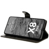 Etui z klapką Bizon Case Pocket do Oppo Find X8 Pro, czarne