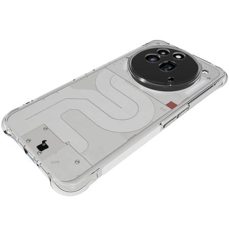 Elastyczne etui + 2x szkło hartowane Bizon Case Clear Pack do Nothing Phone (3a) Pro