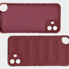 Pancerne etui Bizon Case Tur do Nothing CMF Phone 1, burgundowe