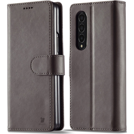 Etui Bizon Case Wallet do Galaxy Z Fold4, szare