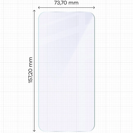 Elastyczne szkło hybrydowe Bizon Glass Mule Duo do Oppo Find X9 Pro, 2 sztuki