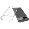 Etui + 2x szkło Bizon Case Clear Pack do Google Pixel 8a, przezroczyste