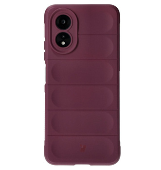 Pancerne etui Bizon Case Tur do Oppo A38 4G, burgundowe