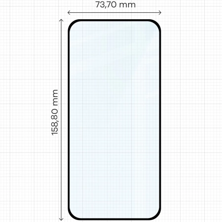 2x Szkło + szybka na aparat Bizon Edge 3D Pack do Honor Magic7 Pro