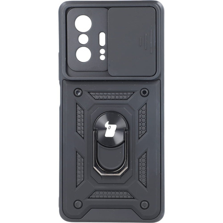 Etui Bizon Case CamShield Ring do Xiaomi Mi 11T / 11T Pro, czarne