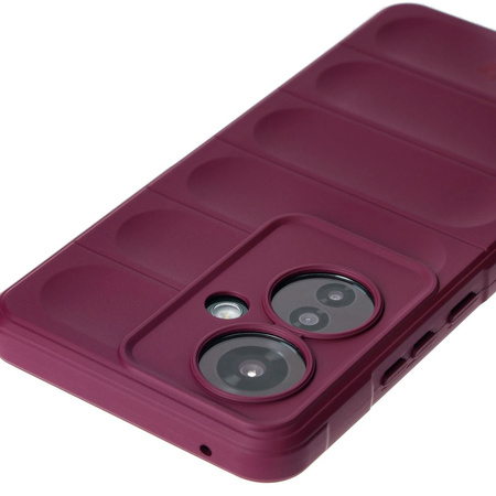 Pancerne etui Bizon Case Tur do Oppo Reno11 F 5G, ciemnofioletowe