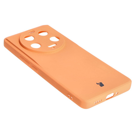 Etui Bizon Case Silicone Sq do Xiaomi 13 Ultra, pomarańczowe