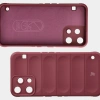 Pancerne etui Bizon Case Tur do Nothing Phone (3a) Lite, burgundowe
