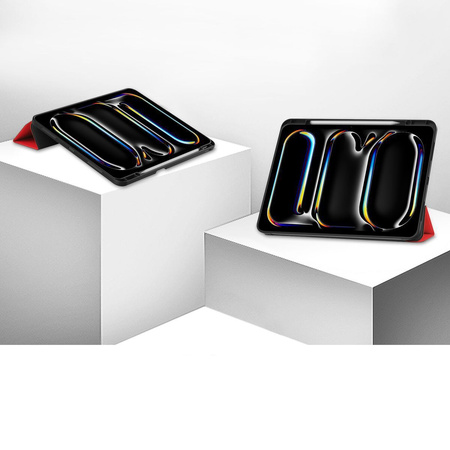 Etui Bizon Case Tab Lizard do iPad Pro 13" 2025 / 2024, czerwone