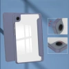 Etui z klapką Bizon Case Tab Clear Matt do Galaxy Tab A11 / A9, lawendowe