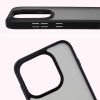 Etui Bizon Case Angelo do OnePlus 15, przydymione z czarną ramką